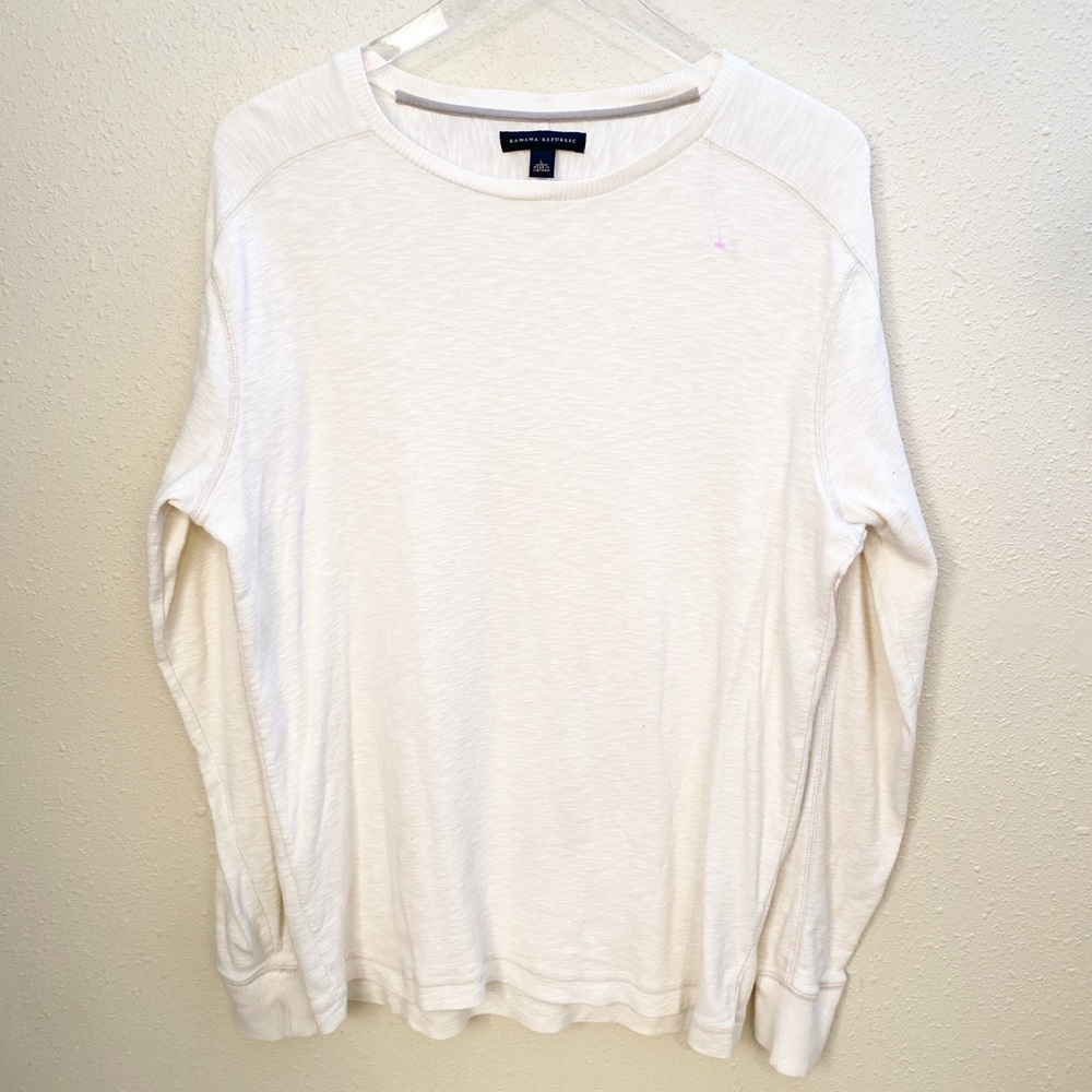 Banana Republic We Slubby Crew Sz L